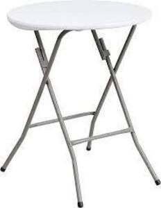 DESCRIPTION: (1) FOLDING TABLE PLASTIC BRAND/MODEL: FLASH FURNITURE INFORMATION: WHITE SIZE: 2 FT RETAIL$: $38.95 EA QTY: 1