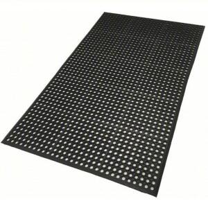 DESCRIPTION: (1) ANTI FATIGUE MAT BRAND/MODEL: NOTRAX #6LUL1 INFORMATION: BLACK SIZE: 3X5 RETAIL$: $72.36 EA QTY: 1