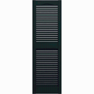 DESCRIPTION: (3) OPEN LOUVER VINYL SHUTTERS BRAND/MODEL: MULLION SHUTTERS INFORMATION: BLACK SIZE: 14X55 RETAIL$: $57.88 EA QTY: 3