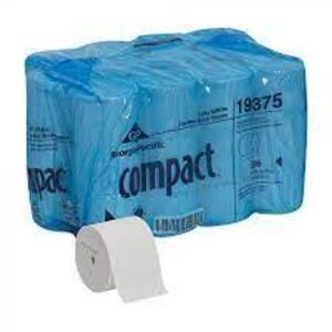 DESCRIPTION: (1) CASE OF (12) TOILET PAPER BRAND/MODEL: COMPACT #19375 RETAIL$: $82.39 EA QTY: 1