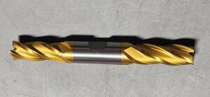 DESCRIPTION: (1) HSS DE SQ END MILL BRAND/MODEL: HERTEL 87151510 SIZE: 9/16",1-3/8" LOC 5/8" SD RETAIL$: $60.58 QTY: 1