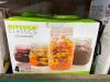 KITCHEN CLASSICS (2) 4PC ESSENTIALS GLASS CANISTER SET RETAILS FOR $45.48 EACH - 2