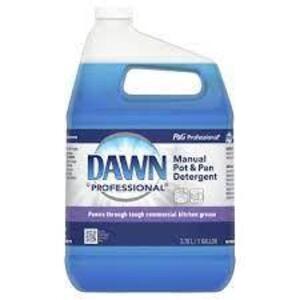 DESCRIPTION: (1) MANUAL POT AND PAN DETERGENT BRAND/MODEL: DAWN SIZE: 1 GALLON RETAIL$: $27.87 EA QTY: 1