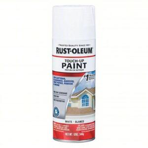 DESCRIPTION: (6) WEATHER RESISTANT PAINT BRAND/MODEL: RUST-OLEUM #55ER26 INFORMATION: WHITE SIZE: 12 OZ RETAIL$: $9.62 EA QTY: 6