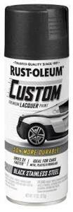 DESCRIPTION: (6) AUTOMOTIVE CUSTOM LACQUER SPRAY BRAND/MODEL: RUST-OLEUM #323354 INFORMATION: BLACK RETAIL$: $52.48 TOTAL QTY: 6