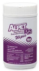 DESCRIPTION: (3) SURFACE SANITIZING WIPES BRAND/MODEL: ALPET D2 SIZE: 90 WIPES PER CONTAINER RETAIL$: $150.00 TOTAL QTY: 3