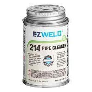 DESCRIPTION: (6) PIPE CLEANER BRAND/MODEL: EZ WELD 214 SIZE: 8 OZ RETAIL$: $7.48 EA QTY: 6