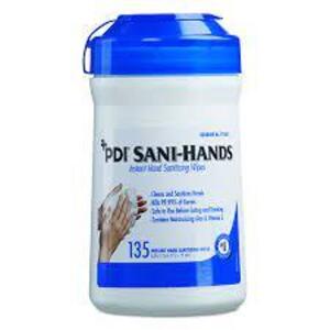 DESCRIPTION: (6) INSTANT HAND SANITIZING WIPES BRAND/MODEL: SANI PROFESSIONAL RETAIL$: $10.00 EA QTY: 6