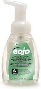 DESCRIPTION: (5) FOAM HAND CLEANER BRAND/MODEL: GOJO GREEN CERTIFIED SIZE: 7.5 FL OZ RETAIL$: $4.83 EA QTY: 5