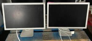 (2) APPLE LCD CINEMA DISPLAY MONITORS