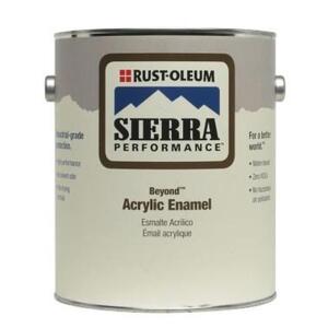 DESCRIPTION: (1) HIGH GLOSS DTM BRAND/MODEL: RUST OLEUM SIERRA INFORMATION: BLACK SIZE: 5 GALLON RETAIL$: $138.87 EA QTY: 1