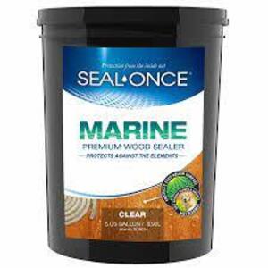 DESCRIPTION: (1) PREMIUM WOOD SEALER BRAND/MODEL: SEAL ONCE INFORMATION: CLEAR SIZE: 5 GALLON RETAIL$: $329.00 EA QTY: 1