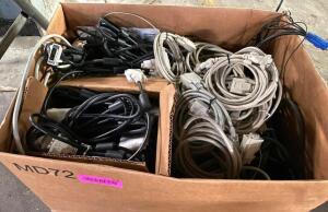 ASSORTED COMPUTER CABLES AS SHOWN