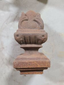 DESCRIPTION: (1) FENCE TOPPER BRAND/MODEL: MUST COME INSPECT INFORMATION: CAST IRON RETAIL$: $14.59 EA QTY: 1