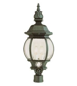 DESCRIPTION: (1) OUTDOOR LIGHT FIXTURE BRAND/MODEL: TRANS GLOBE #4062 INFORMATION: WHITE SIZE: 13" X 28" RETAIL$: $184.00 EA QTY: 1