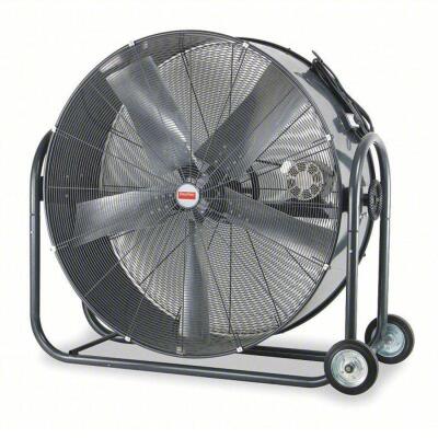 DESCRIPTION: (1) STANDARD DUTY INDUSTRIAL FAN BRAND/MODEL: DAYTON #1YNW8 INFORMATION: BLACK SIZE: 42 IN BLADE DIA, 2 SPEEDS, 120V AC RETAIL$: $1234.28