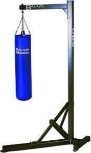 DESCRIPTION: (1) PUNCHING BAG STAND BRAND/MODEL: MUST COME INSPECT INFORMATION: BLACK, STEEL SIZE: STAND ONLY RETAIL$: $1465.00 EA QTY: 1