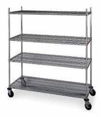 DESCRIPTION: (1) WIRE SHELVING UNIT BRAND/MODEL: METRO #4W657 SIZE: 60X24X69 RETAIL$: $680.68 EA QTY: 1