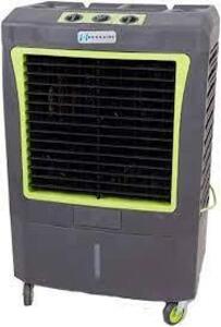 DESCRIPTION: (1) PORTABLE EVAPORATIVE COOLER BRAND/MODEL: HESSAIRE #M150 INFORMATION: BLACK WITH GREEN SIZE: 3100 CFM, 950 S.F., 10.3 GALLON RETAIL$: