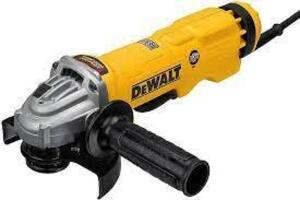 DESCRIPTION: (1) HIGH PERFORMANCE PADDLE SWITCH GRINDER WITH NO LOCK BRAND/MODEL: DEWALT #DWE43114N INFORMATION: YELLOW SIZE: 4-1/2" / 5" RETAIL$: $15