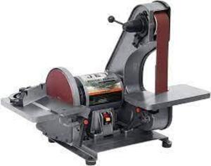 DESCRIPTION: (1) BENCH BELT AND DISC SANDER BRAND/MODEL: JET #J-41002 INFORMATION: BLACK SIZE: 58 LBS, 2" X 42" RETAIL$: $705.13 EA QTY: 1