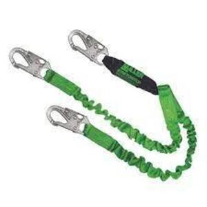 DESCRIPTION: (1) SHOCK ABSORBING LANYARD BRAND/MODEL: HONEYWELL MILLER #36WA06 INFORMATION: GREEN SIZE: SNAP HOOK, SHOCK PACK RETAIL$: $160.89 EA QTY: