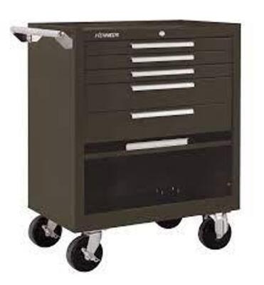 DESCRIPTION: (1) ROLLER CABINET, 5 DRAWER TOOL BOX BRAND/MODEL: KENNEDY #295XB INFORMATION: BROWN SIZE: 20"D x 29"W x 34.94"H RETAIL$: $1191.59 EA QTY