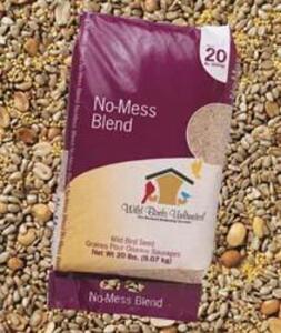 DESCRIPTION: (2) BAGS OF NO MESS BIRD SEED BRAND/MODEL: WILD BIRDS UNLIMITED SIZE: 20 LB RETAIL$: $34.84 EA QTY: 2