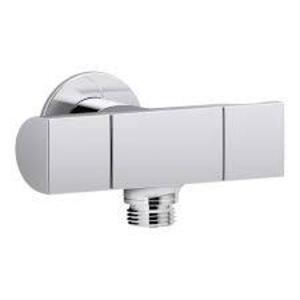 DESCRIPTION: (1) EXHALE SUPPLY ELBOW AND BRACKET + VOLUME CONTROL BRAND/MODEL: KOHLER #98355-CP INFORMATION: POLISHED CHROME RETAIL$: $233.63 EA QTY: