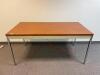 DESCRIPTION (7) 60" X 30" METAL FRAMED OFFICE DESK W/ SING DRAWER BRAND/MODEL DA-LITE LOCATION ROOM #113 THIS LOT IS SOLD BY THE PIECE QUANTITY 7 - 2