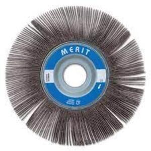 DESCRIPTION: (5) FLAP WHEELS BRAND/MODEL: MERIT INFORMATION: 120 GRIT SIZE: 6" RETAIL$: $56.47 EA QTY: 5