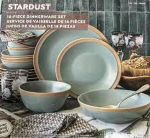 DESCRIPTION: (1) 16PC DINNERWARE SET BRAND/MODEL: STARDUST #1665806 RETAIL$: $125.00 EA QTY: 1