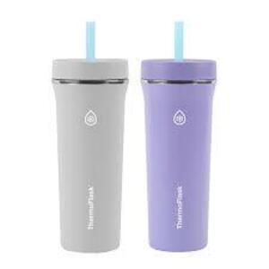 DESCRIPTION: (1) SET OF (2) INSULATED TUMBLER BRAND/MODEL: THERMOFLASK SIZE: 32 OZ RETAIL$: $28.99 EA QTY: 1