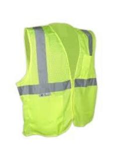 DESCRIPTION: (9) SAFETY VEST BRAND/MODEL: RADIANS #SVE1-GPEP-L/XL RETAIL$: $25.78 EA QTY: 9