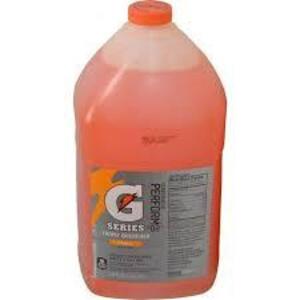 DESCRIPTION: (2) SPORTS DRINK CONCENTRATE BRAND/MODEL: GATORADE INFORMATION: ORANGE SIZE: 1 GALLON RETAIL$: $17.17 EA QTY: 2