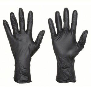 DESCRIPTION: (4) BOXES OF (50) GLOVES BRAND/MODEL: SHOWA DISPOSABLE #2EWW6 INFORMATION: BLACK SIZE: SMALL RETAIL$: $28.07 EA QTY: 4