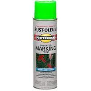 DESCRIPTION: (6) LINE MARKING PAINT BRAND/MODEL: RUST-OLEUM INFORMATION: GREEN SIZE: 17 OZ RETAIL$: $10.49 EA QTY: 6