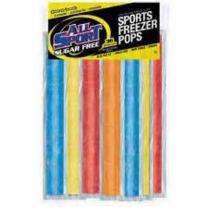 DESCRIPTION: (2) BAGS OF (10) FREEZER POPS BRAND/MODEL: ALL SPORT RETAIL$: $11.86 EA QTY: 2