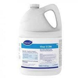 DESCRIPTION: (2) ONE STEP DISINFECTANT BRAND/MODEL: DIVERSEY VIREX 2 256 SIZE: 1 GALLON RETAIL$: $75.00 EA QTY: 2