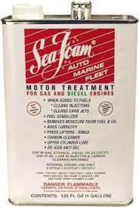 DESCRIPTION: (1) CAN OF GAS AND DIESEL TREATMENT BRAND/MODEL: SEAFOAM SIZE: 1 GALLON RETAIL$: $24.25 EA QTY: 1