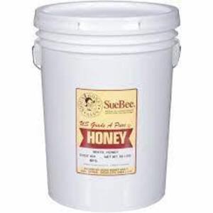 DESCRIPTION: (1) BUCKET OF WHITE HONEY BRAND/MODEL: SIOUX HONEY #403 SIZE: 5 GALLON RETAIL$: $225.00 EA QTY: 1