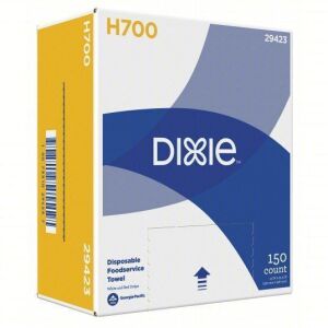 DESCRIPTION: (1) BOX OF (150) SHEETS OF DRY WIPES BRAND/MODEL: GEORGIA-PACIFIC #12G821 SIZE: 13X23 RETAIL$: $140.71 EA QTY: 1