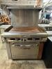 SOUTH BEND 36" GRIDDLE TOP RANGE W/ LOWER CONVENTIONAL OVEN. - 2