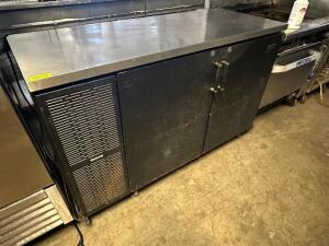 PERLICK TWO DOOR BACK BAR COOLER