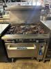 IMPERIAL SIX BURNER GAS RANGE W/ LOWER OVEN