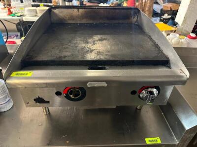 STAR 24" COUNTER TOP FLAT GRILL