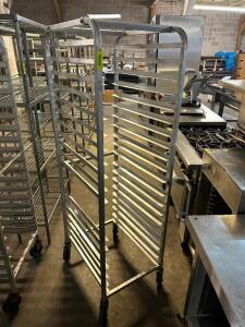 TWENTY PAN TRAY RACK.