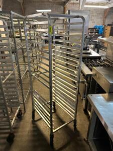 TWENTY PAN TRAY RACK.