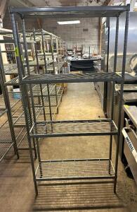 36" X 12" FOUR TIER WIRE SHELF