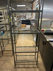 36" X 18" FOUR TIER WIRE SHELF